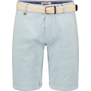 Geographical Norway Chino Bermuda Met Stretch Podex Sky Blue - 3XL