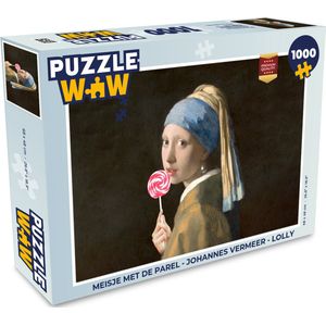 Puzzel Meisje met de parel - Johannes Vermeer - Lolly - Legpuzzel - Puzzel 1000 stukjes volwassenen