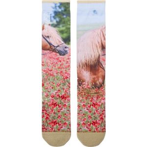 Stapp Horse Kniekous Flower Print Ruitersokken paarden print - maat 39/42