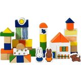 Bambolino Toys - Nijntje Speelgoed - Blokkenton met 50 Houten Blokjes