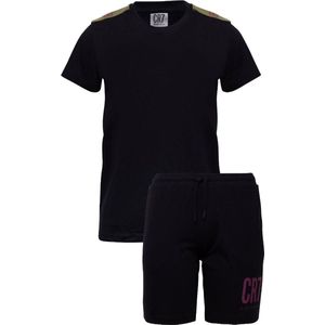 CR7 Pyjama korte broek - 914 Black - maat 110/116 (110-116) - Jongens Kinderen - 100% katoen- 8770-41-914-110-116