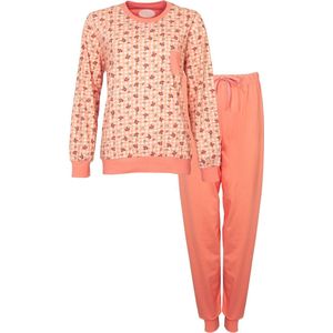 Tenderness Dames Pyjama - Katoen - Licht Oranje - Maat XL