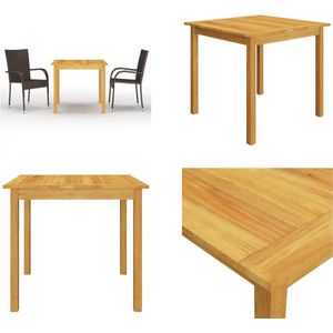 vidaXL 3-delige Tuinset bruin - Tuinset - Tuinsets - Eetset - Eetsets