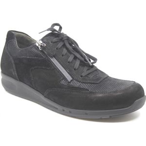 Durea, 6260 682 0127, Zwarte sneakers met rits wijdte E