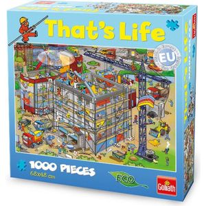 That's Life Contruction Site Leuke puzzel met een bekende dagelijkse situatie, 1000 stukjes