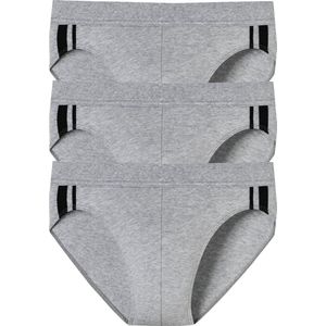SCHIESSER 95/5 Stretch rio slips (3-pack) - grijs - Maat: XL