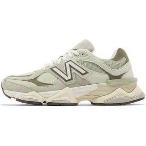 New Balance - 9060 - Sportschoenen - Olijfgroen - Mesh en Suède