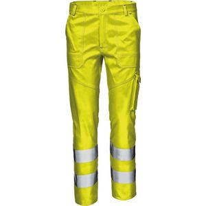 SIR SAFETY VELVET Hi Vis Reflecterend Werkbroek HEREN Veiligheidsbroek Geel - Met Kniezak - Versterkte Naden - Met Rits