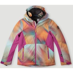 O'Neill Jas Girls LITE AOP JACKET Dark Blue Fade Halftone 176 - Dark Blue Fade Halftone 50% Gerecycled Polyester (Repreve), 50% Polyester