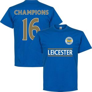 Leicester City Kampioen T-Shirt 2016 - XXXXL