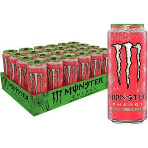 Monster Energy - Energiedrank - Promopakket - 24 stuks - Ultra Watermelon