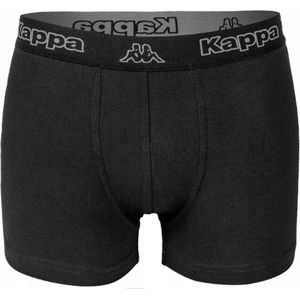 Kappa - Boxershort - Maat XXL - Slip voor Heren - Short - Ondergoed - Mannen - sport - Zwart ( 3 stuks )