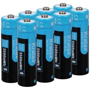 Oplaadbare Batterijen AA - Set van 8 - 3500mAh