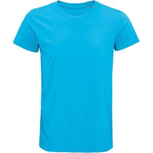 SOLS Heren Crusader Organisch T-shirt (Aqua Blauw)