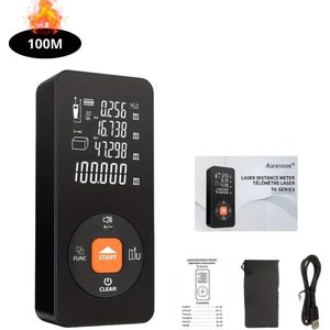 Livano Laserafstandsmeter - Laser - Afstandsmeter - Afstandmeter - Rangefinder - Digitale Meetlint - Precisiegereedschap - 100 Meter