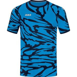 JAKO Shirt Animal Korte Mouwen Blauw-Marine-Wit Maat L