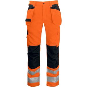 Projob Werkbroek EN ISO20471 Klasse 2 6531 Oranje/Zwart - Maat 48