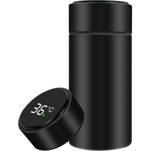 Mini Fles Beker 200ml met LED Temperatuur Display - Slimme Vacuüm Isolerende Fles