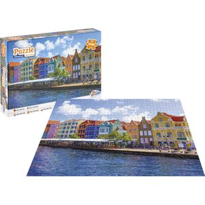 Grafix puzzel Willemstad | Curaçao | puzzel voor volwassenen | 1000 puzzelstukjes