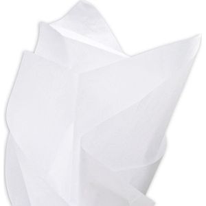Zijdepapier - Wit - 50 x 75 cm - 17 gr - 240 vel Vloeipapier (Origineel)