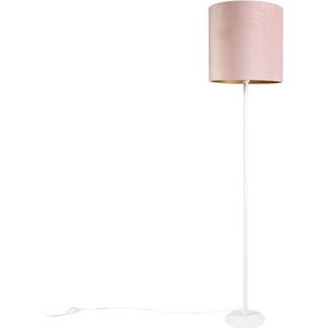 QAZQA simplo - Moderne Vloerlamp | Staande Lamp - 1 lichts - H 1790 mm - Roze - Woonkamer | Slaapkamer | Keuken