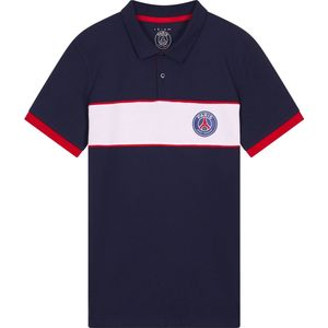 PSG Polo Stripe Heren - Maat S - Polo Heren - Paris Saint-Germain - maat S
