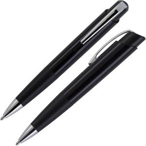 Originele Fisher Eclipse Space Pen, Zwart met Clip (#ECL)