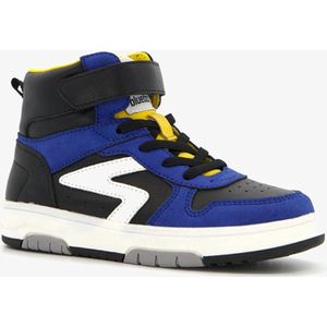 Blue Box hoge jongens sneakers blauw/zwart - Maat 24 - Uitneembare zool