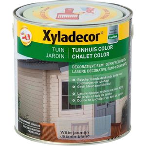 Xyladecor Tuinhuis Color - Houtbeits - Jasmijn - Mat - 2,5L