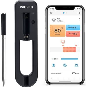 Inkbird Draadloze Smart BBQ vleesthermometer Keukenthermometer