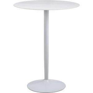 Sohome Ronde Bartafel Dinna - Keramiek met marmerprint - 80cm - Wit