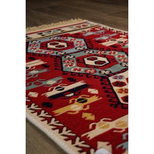 Tapijt Marrakech - Vloerkleed 60x90 - Carpet dubbelzijdig - Kelim