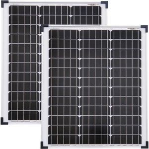 Zonnepanelen 2 stuks 50 Watt Monokristallijn Fotovoltaïsche Zonnecellen