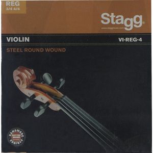 Stagg VI-REG-4 - Snarenset voor 4/4 & 3/4 viool