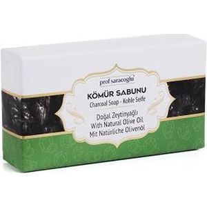 Prof Saracoglu - Natuurlijke Olijfolie Houtskool Zeep 125gr