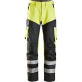 Snickers 6365 ProtecWork, Broek met versterkt voorpand, High-Vis Klasse 1 - High-Vis Geel/Donker blauw - 120