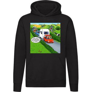 Caravan file Hoodie - auto - vakantie - relax - chill - trui - sweater - capuchon