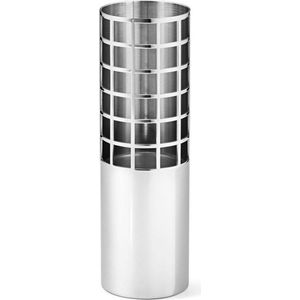 Georg Jensen Matrix Vaas Tube - Ø 4,8 cm - Hoogte 15,4 cm - RVS