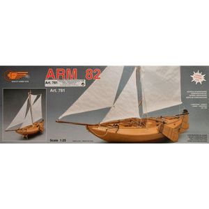 Mantua Model - Arm 82 Vissersboot - Houten Bouwpakket - Schaal 1:25