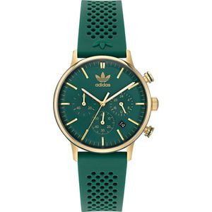 Adidas Originals Code One Chrono AOSY23522 Horloge - Siliconen - Groen - Ø 40 mm