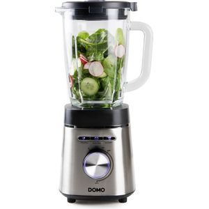 DOMO DO740BL Blender - Smoothie Maker - Glazen Kan - 1,75L - 1400 W