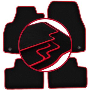 CARLUX-RED automatten voor: Opel Astra H sedan, hatchback, stationwagen, TwinTop, cabrio, coupé (2003-2010)