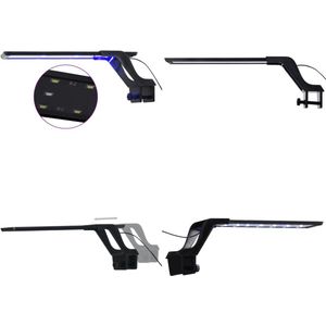 vidaXL Aquariumlamp met klem LED 35-55 cm blauw en wit - Aquariumverlichting - Aquariumverlichtingen - Aquariumlamp - Aquariumlampen