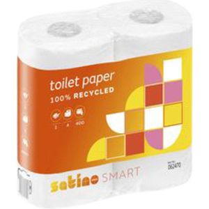 Toiletpapier Satino Smart 2-laags 400vel wit 40rollen