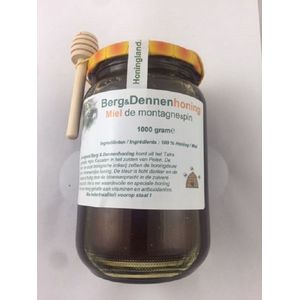 Honingland : Berg & Dennenhoning, Miel de Montagne & Pin.  1000 gram