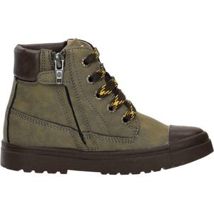 Veterboots | Jongens | Dark Green | Leer | Shoesme | Maat 27