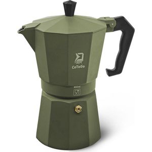 Delphin - Cotogo - Koffie Machine - Percolator - Groen - koffiemaker - Koffiepot