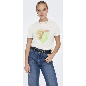 Only - Onlfree Life Reg s s Leaf Top Box Jrs - Dames - Blouses