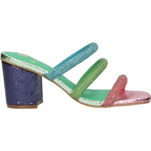 La Strada Blokhak multicolor dames - maat 38