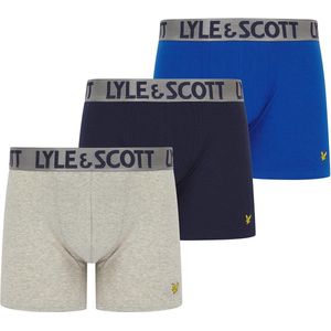 Lyle & Scott - Heren Onderbroeken Christopher 3-Pack Boxers - Multi - Maat XL